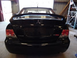 2004 MITSUBISHI LANCER OZ RALLY BLACK 2.0L MT 183857